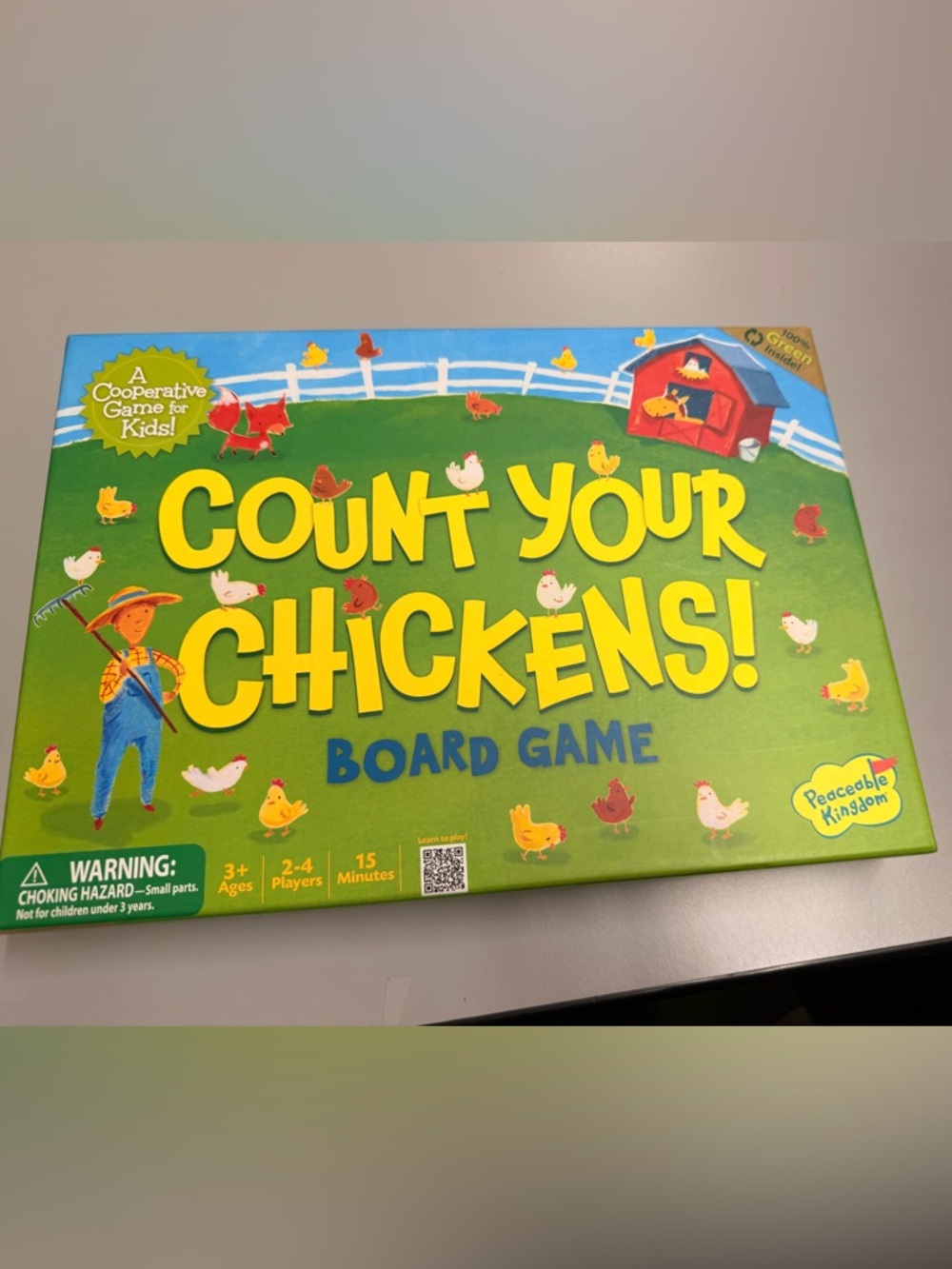 Count Your Chickens! Board Game – , Green